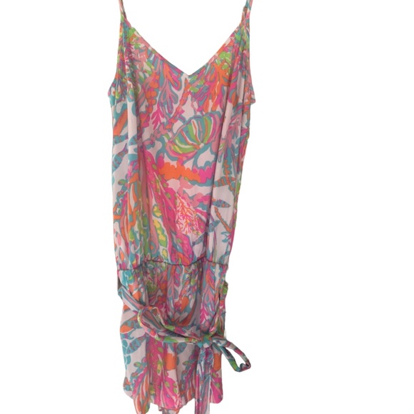Lilly Pulitzer Deanna Romper Scuba to Cuba - Picture 1 of 6